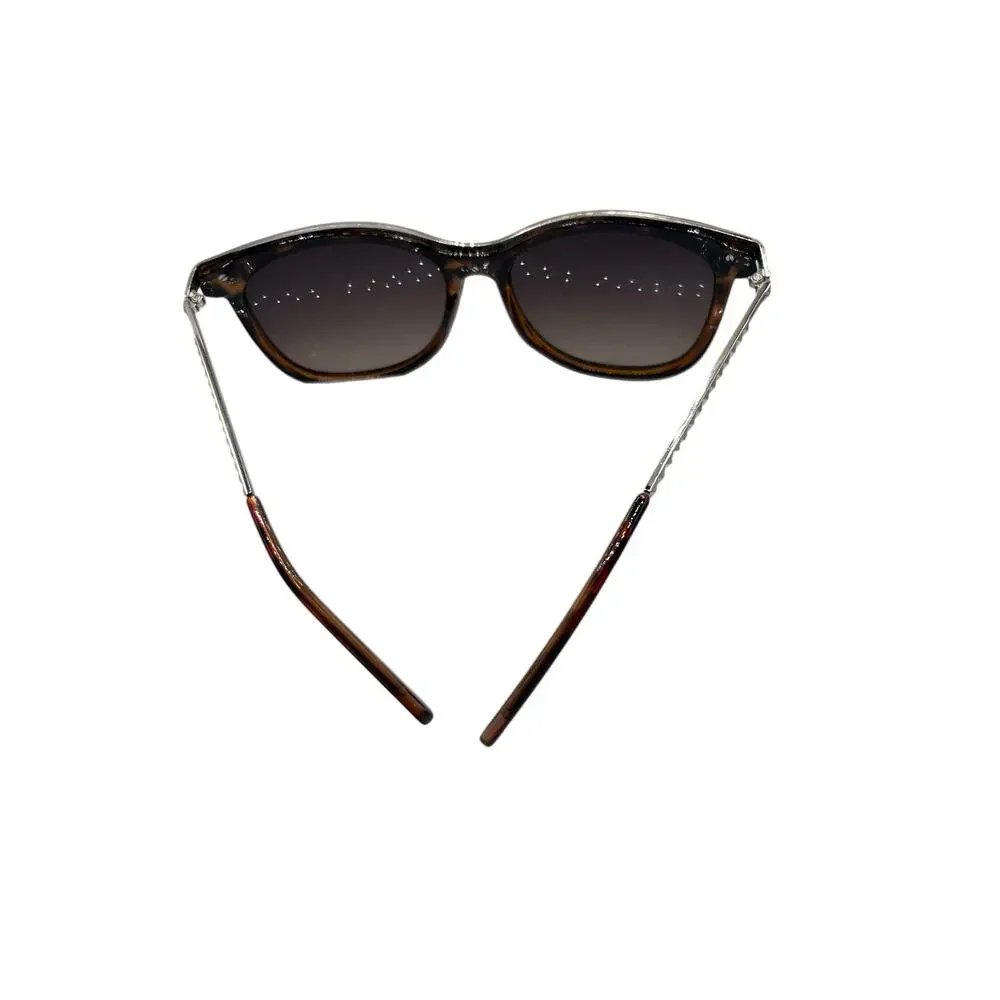 Guess GF0302 Tortoise Gradient Cat Eye Sunglasses Gold Studded Arms